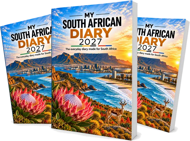 Three copies of My South African Diary 2027 — one for you and two to give